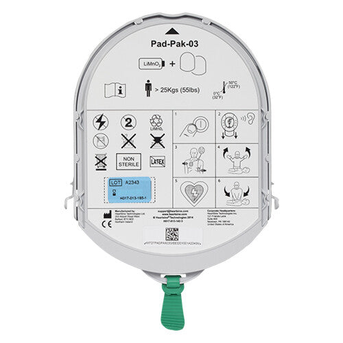 Heartsine Samaritan Adult Pad Pak For 360P/350P/500P Combined Battery & Electrode Cartridge