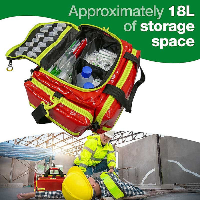 Emergency Bag, Medium, PVC, Red