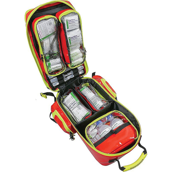 Emergency Backpack, Large, PVC, Red
