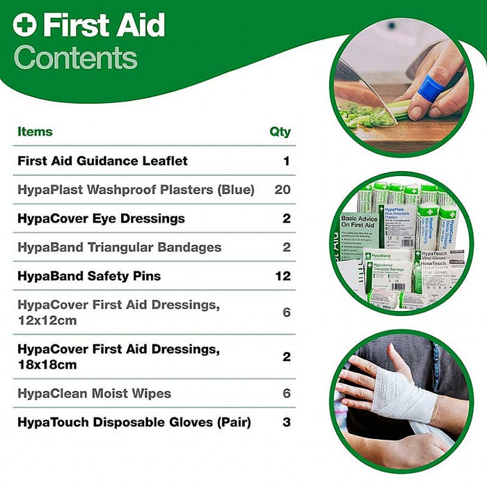 HSE Standard Catering First Aid Kit (Small 1-10 People)