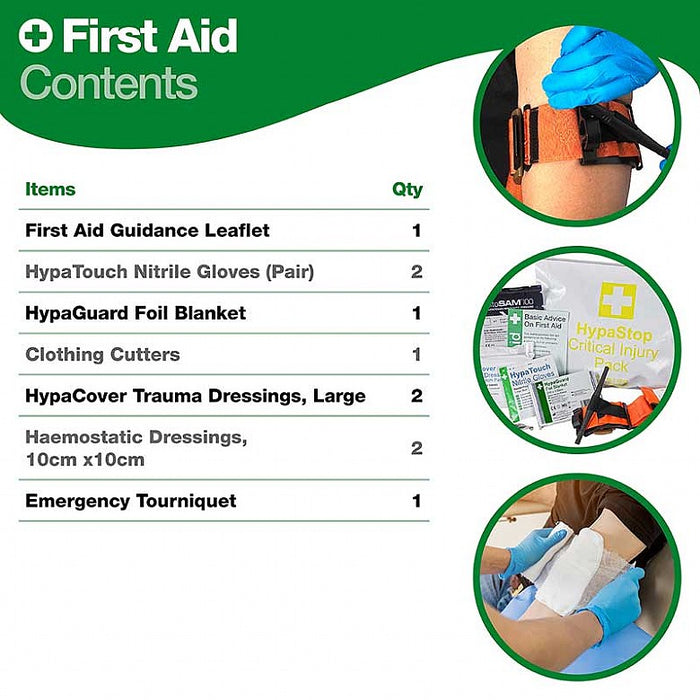 HypaStop Critical Injury Pack, Standard
