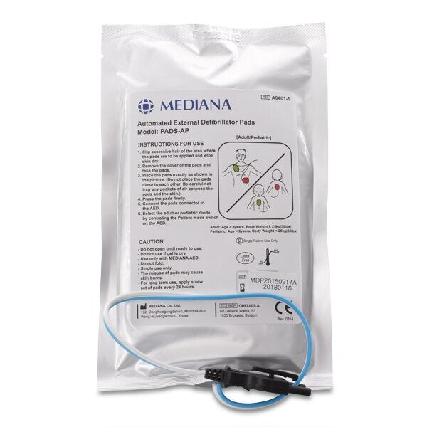 Mediana HeartOn A15 Replacement Defibrillator Pads (Adult & Child)