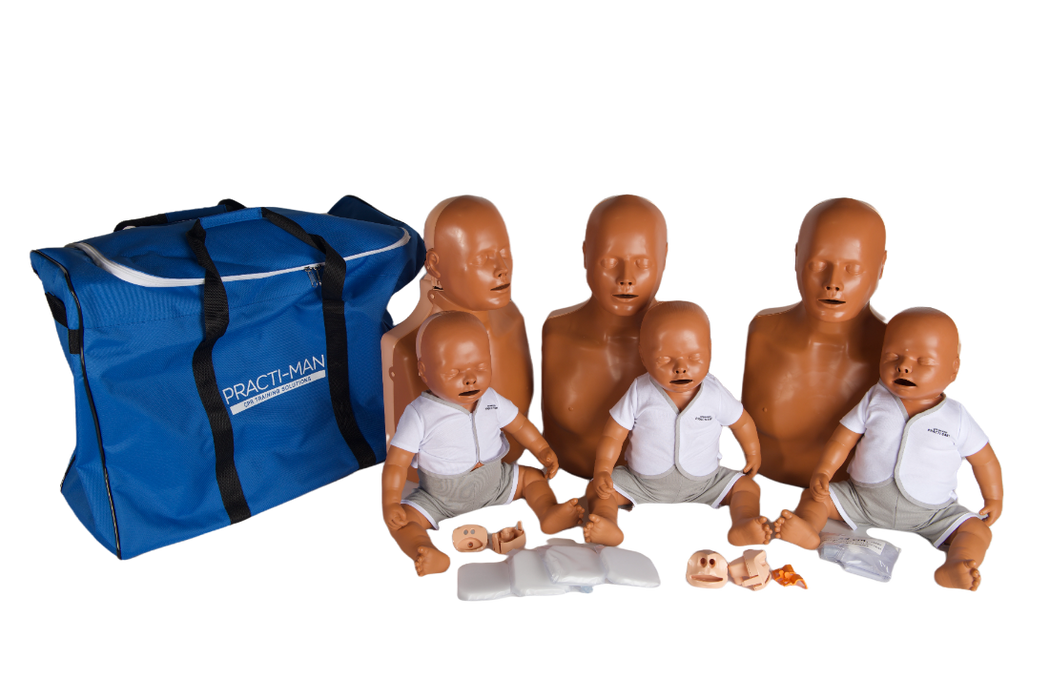 Practi-Man Advanced Multicolor Family Pack with Wheeled Bag - Set 5 1-101