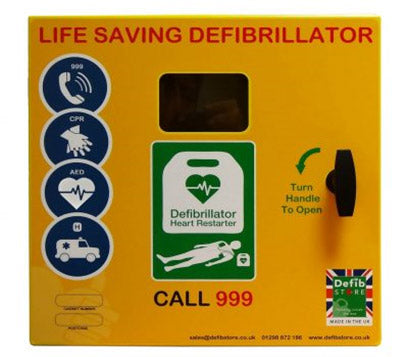 Defib Store 1000 unlocked cabinet