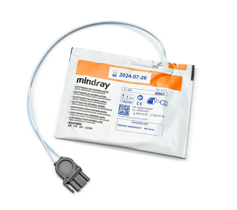 Mindray MR62 BeneHeart Defibrillator Pads for C1A & C2