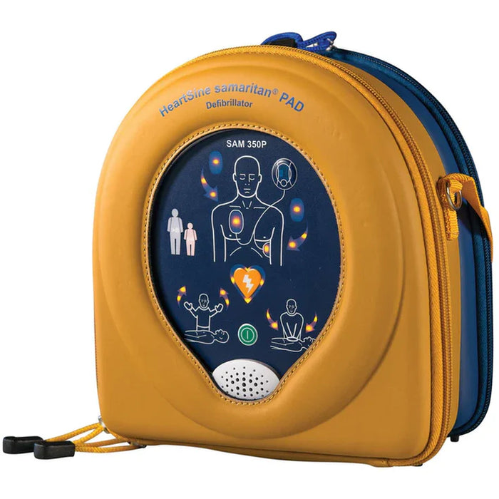 Heartsine 350P AED Semi Automatic Defibrillator Bundle - Heartsine 350P, Indoor Cabinet, Ready Kit & Sign