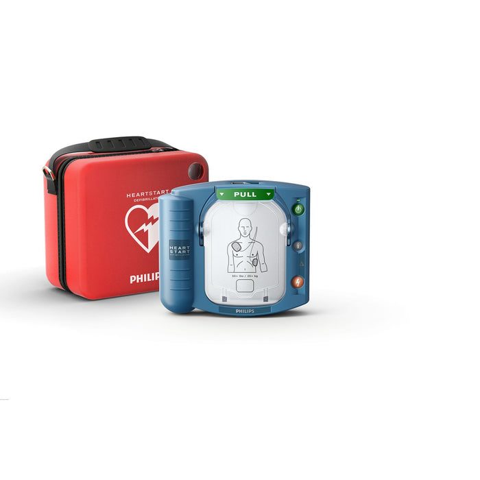 Philips HeartStart HS1 Semi-Automatic Defibrillator With Slim Carry Case