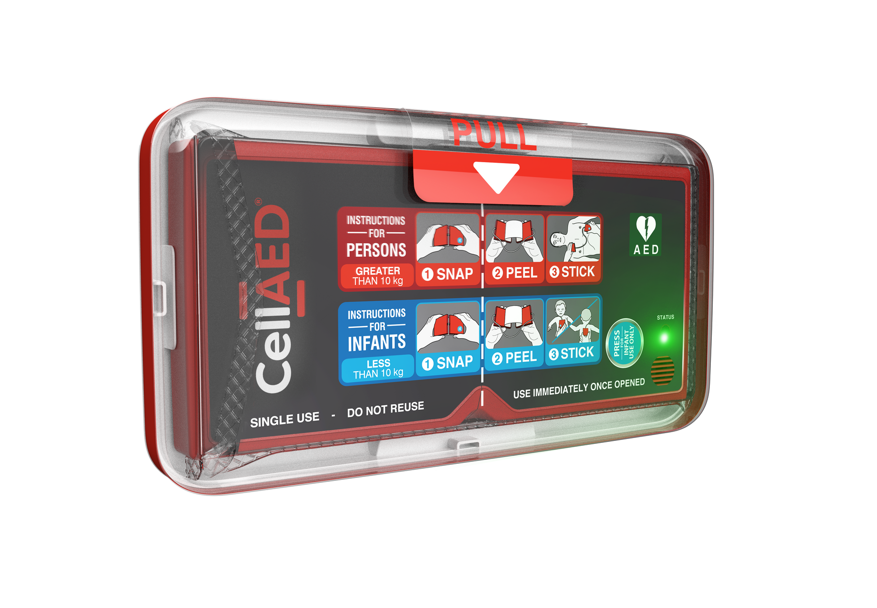 CellAED - personal defibrillator