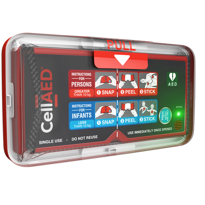 CellAED - personal defibrillator