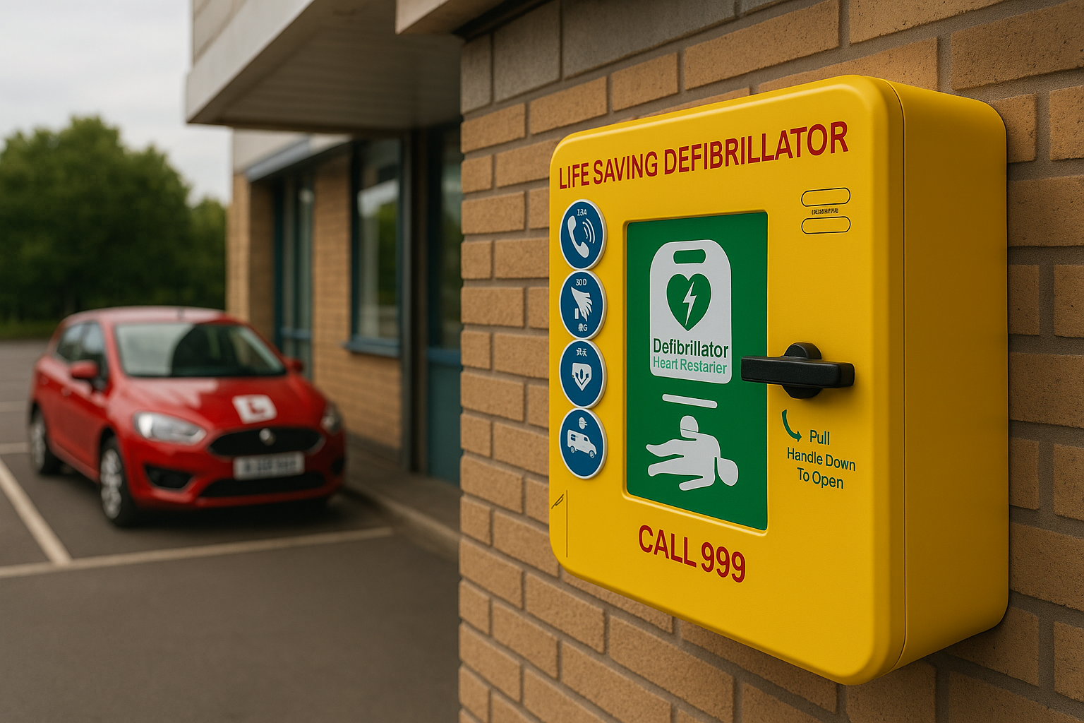 Defib Use Postage Changes to driving theory test to include CPR and defibrillator use fr ...