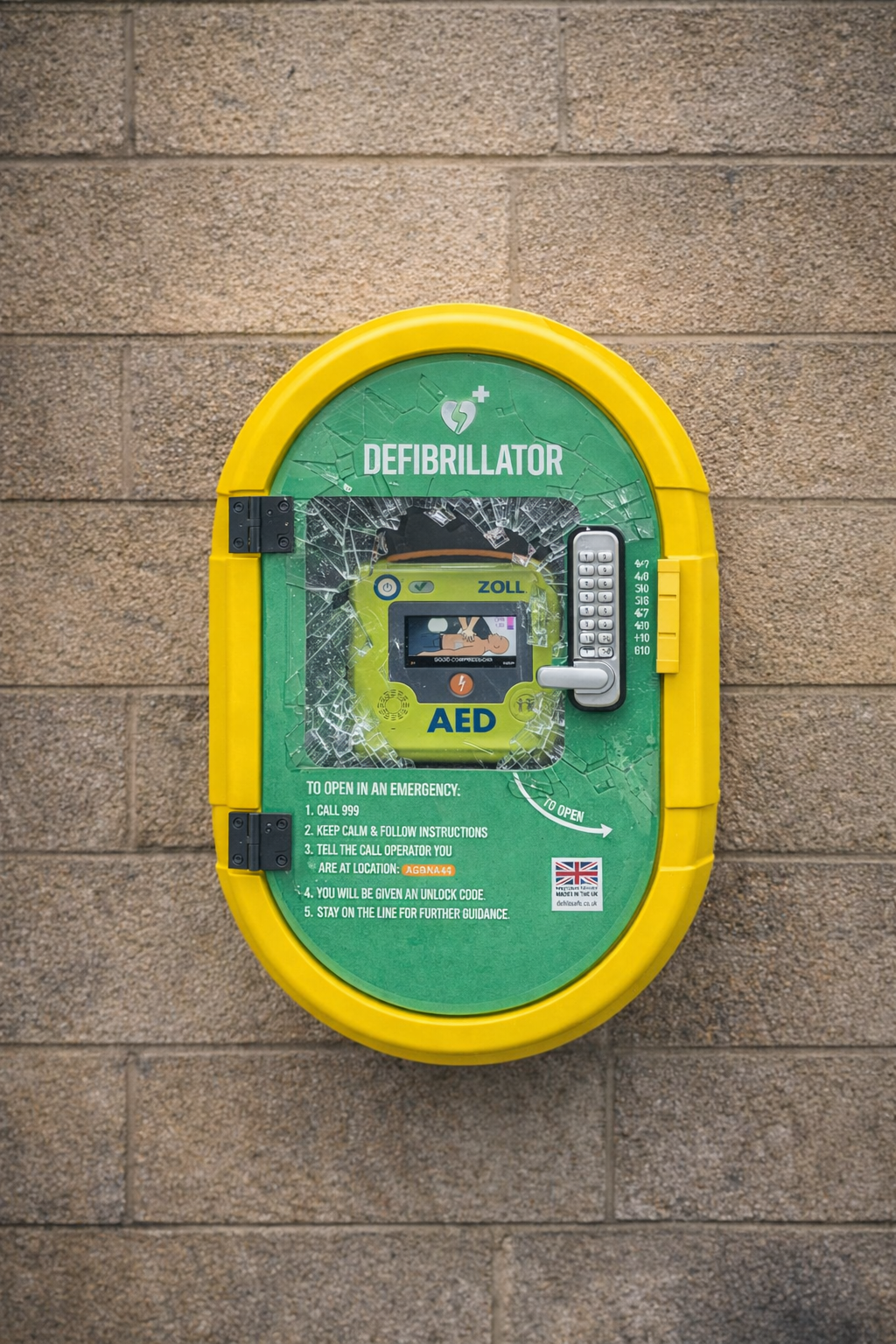 Protecting your AED:  Shockingly obvious but often overlooked
