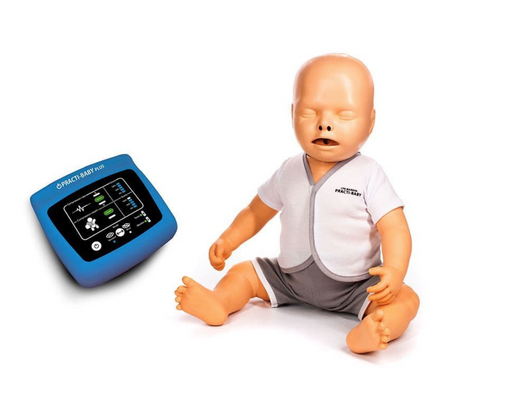 Practi-Baby Plus - Advanced head infant CPR manikin with electronic compression feedback 1-064