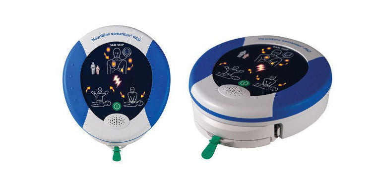 Heartsine 360P Fully Automatic Defibrillator & Indoor Arky Unlocked Alarmed Cabinet Bundle