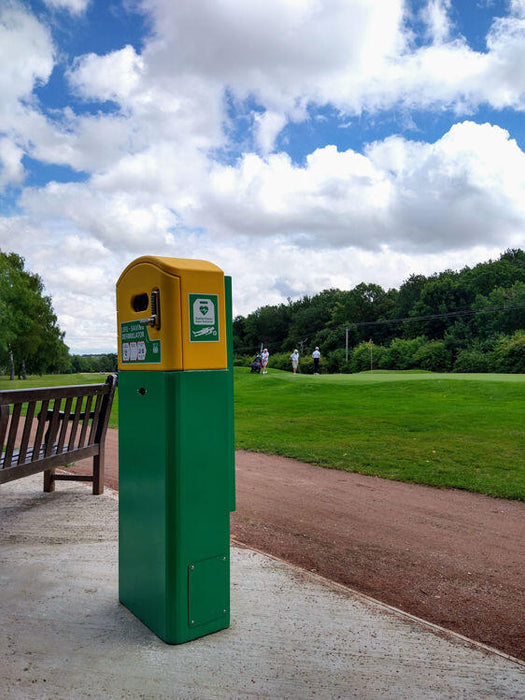 CardioCaddy Solar Powered AED Cabinet Defibrillator