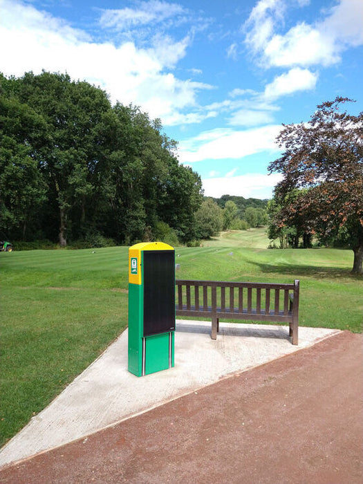 CardioCaddy Solar Powered AED Cabinet Defibrillator