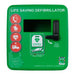 Defib Store 4000 Outdoor Defibrillator Cabinet Locked Green