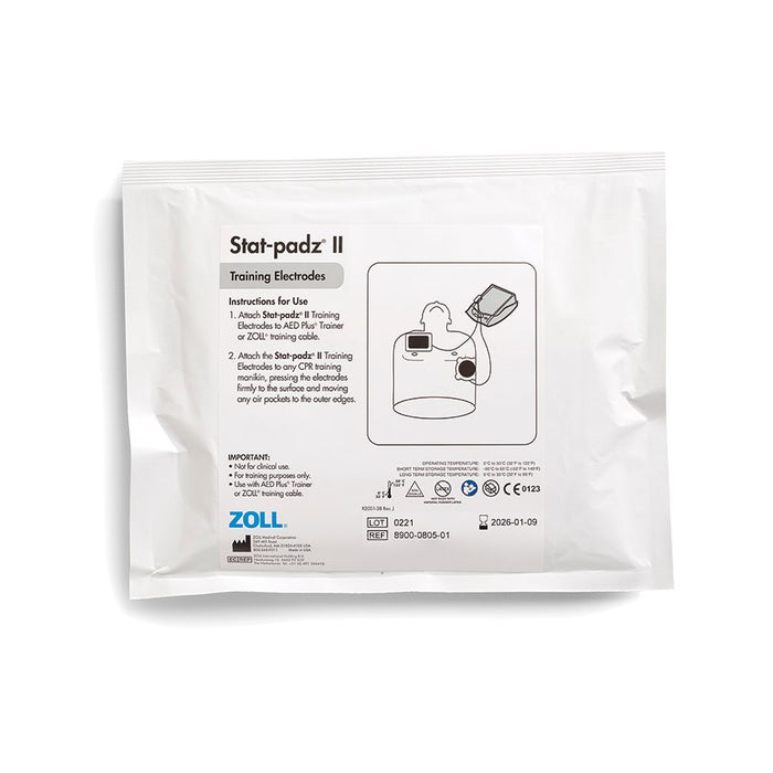 Zoll Plus Stat-Padz® II Training Electrodes Pack of 6