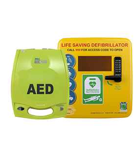 Bundle Zoll Plus Fully Automatic with Defibstore 4000 Locked Cabinet