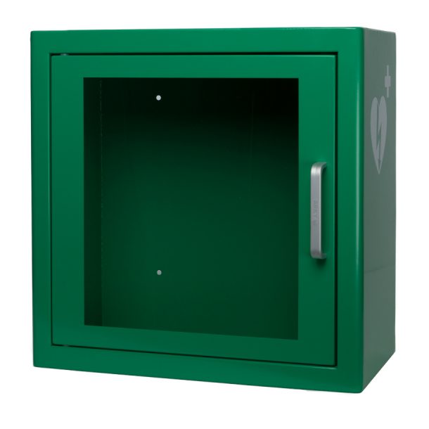 Arky AED Indoor Defibrillator Cabinet With Alarm 15inch Aed Wall Case Green