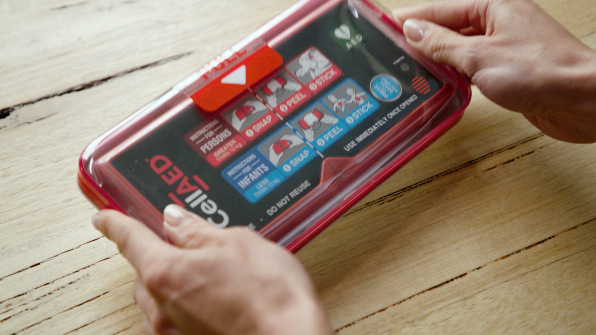 CellAED Defibrillator For Life Personal Single Use AED — Defib4Life Ltd