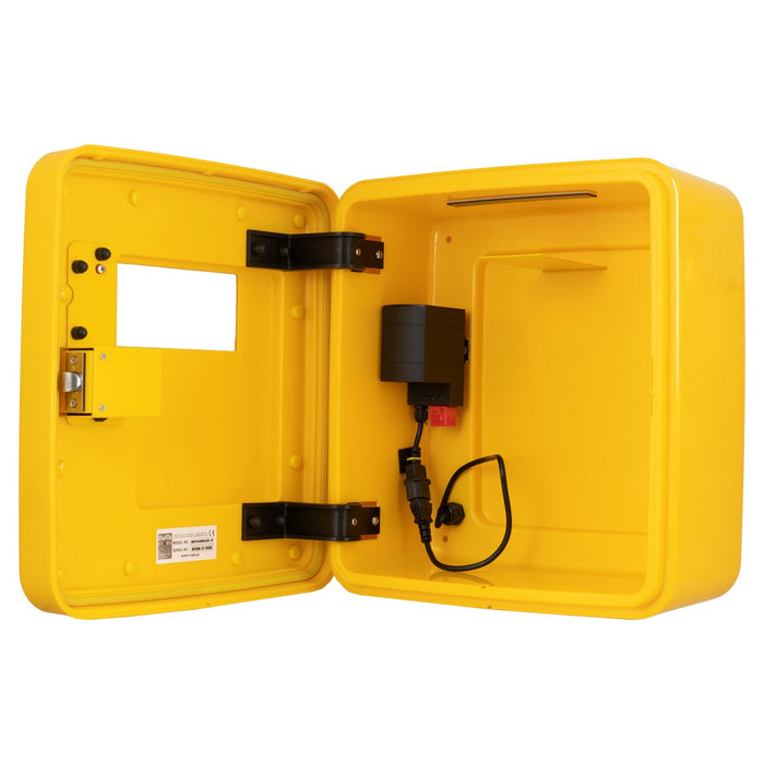 Defib Store 4000 Outdoor Defibrillator Cabinet UnLocked Yellow