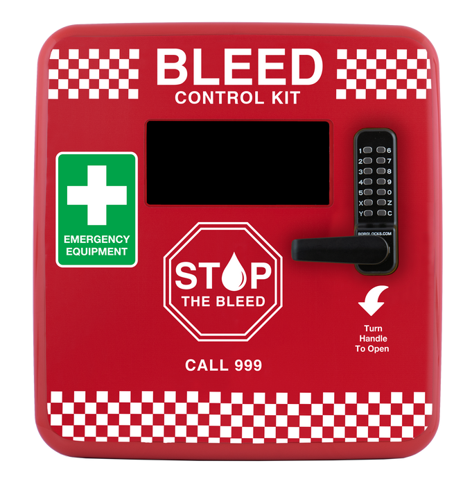 Defib Store Bleed Control Cabinet - locked
