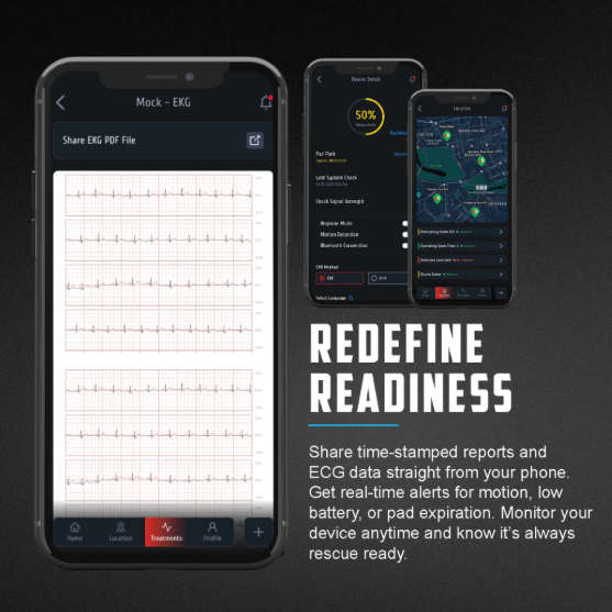 HeartHero Elliot Fully Automatic Defibrillator