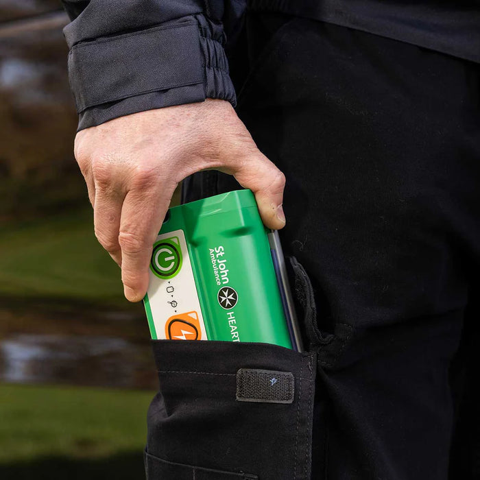 St John Ambulance HEART Pocket Semi-Automatic Defibrillator Ultra-Portable AED