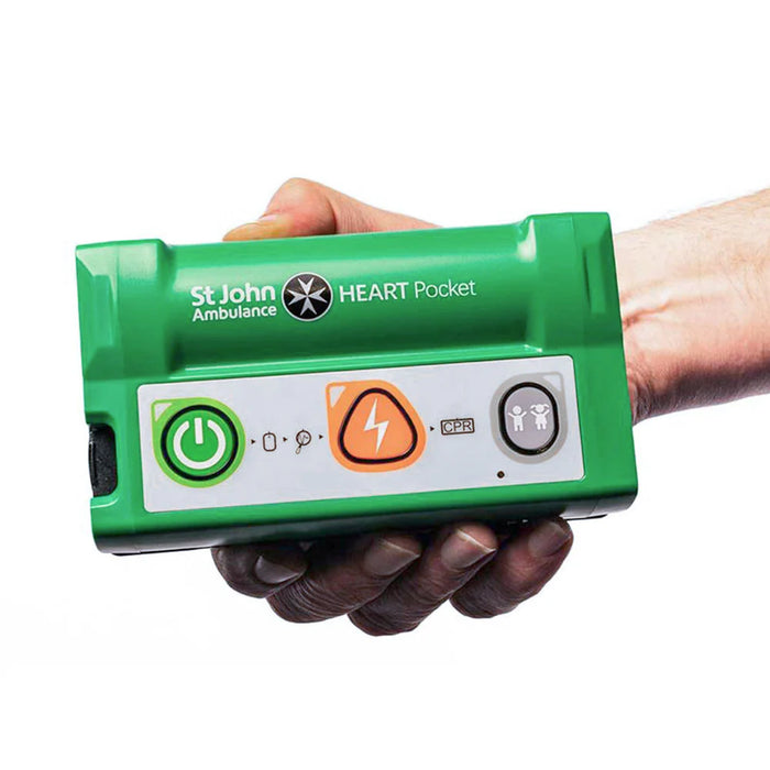 St John Ambulance HEART Pocket Semi-Automatic Defibrillator Ultra-Portable AED
