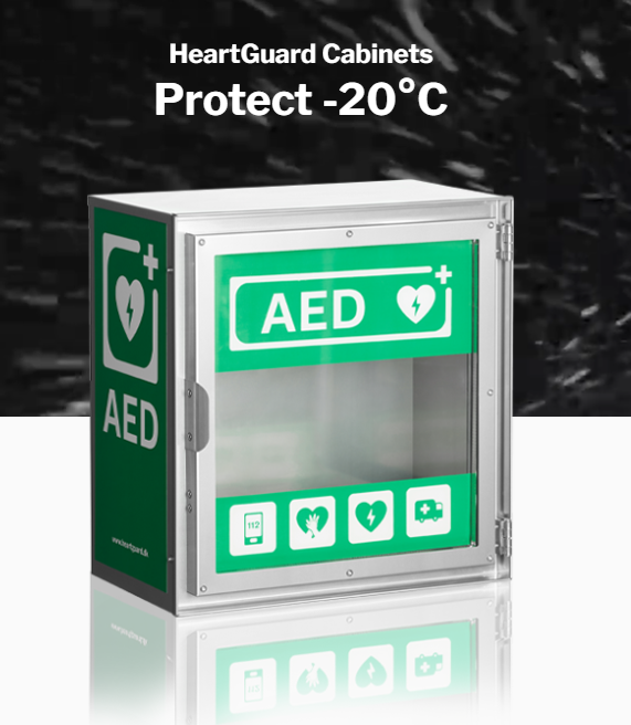 HeartGuard Protect -20°C Heated Outdoor Defibrillator Cabinet