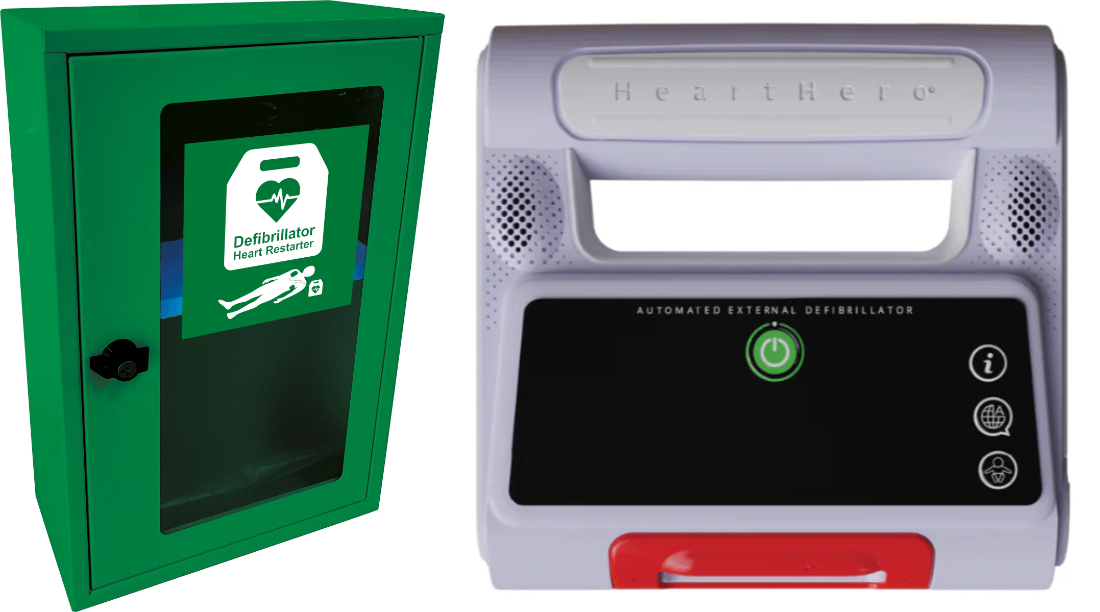Elliot HeartHero Bundle With Indoor Thumb Lock Cabinet Green