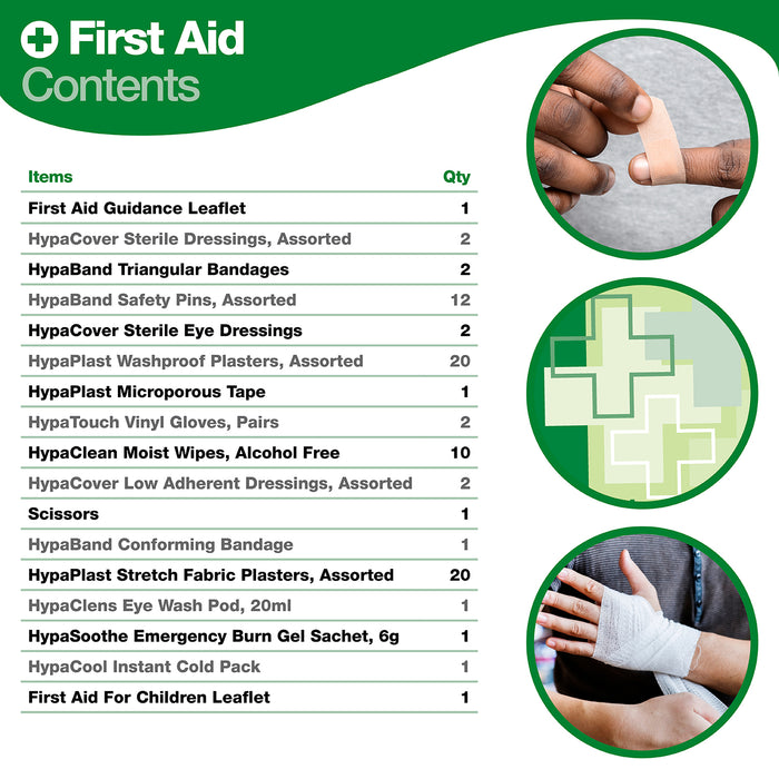 Universal First Aid Kit in Premium Bag contents