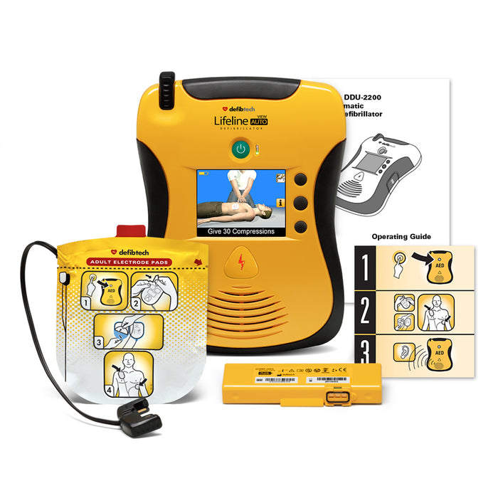 Defibtech Lifeline View AED Fully Automatic Defibrillator