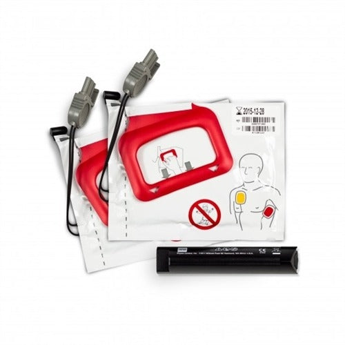 Physio Control Lifepak CRPlus Dual Pads & Charge Stick