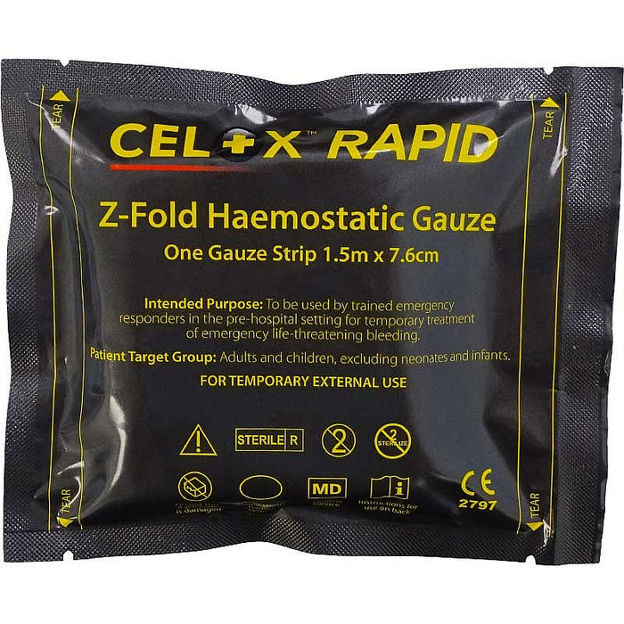 Celox Rapid Haemostatic Gauze, Z-Fold (1.5m)