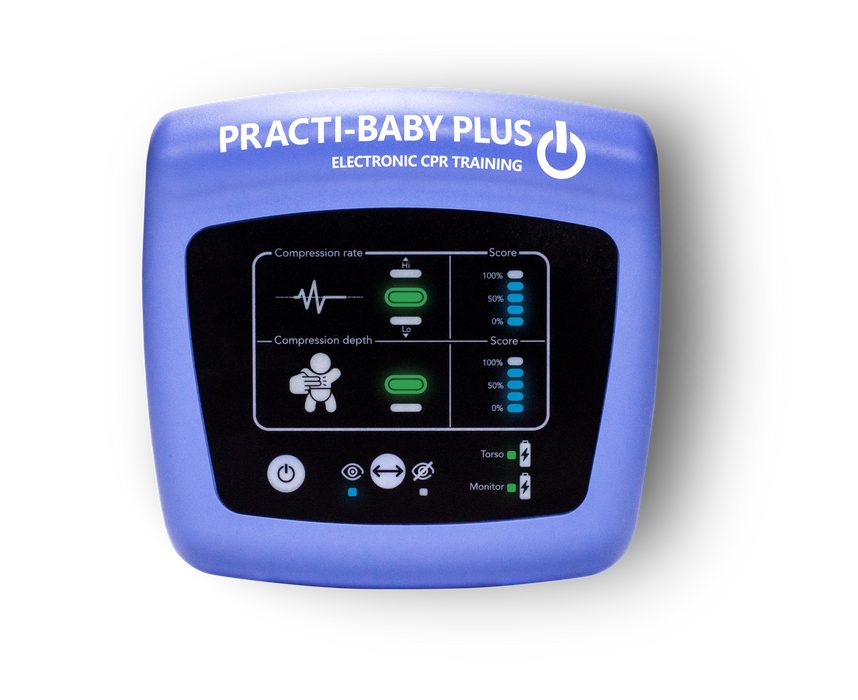 Practi-Baby Plus - Advanced head infant CPR manikin with electronic compression feedback 1-064