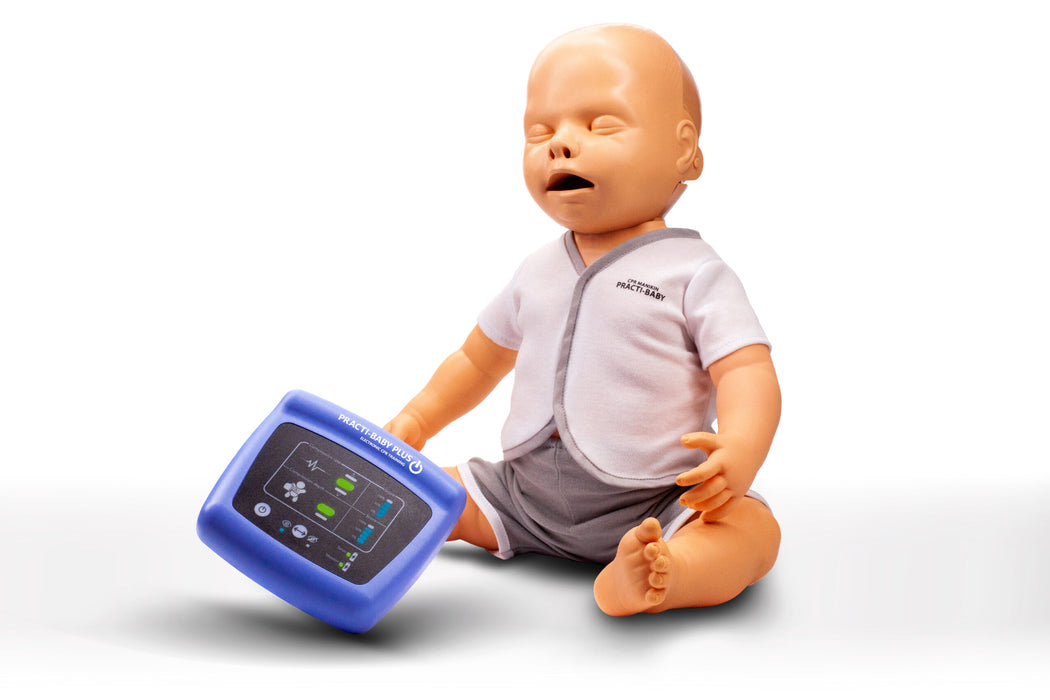 Practi-Baby Plus - Advanced head infant CPR manikin with electronic compression feedback 1-064