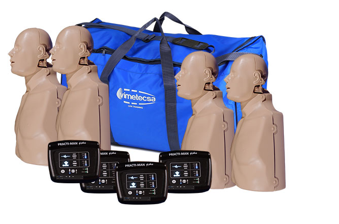 Practiman Plus pack of 4 plus a large bag — Defib4Life Ltd