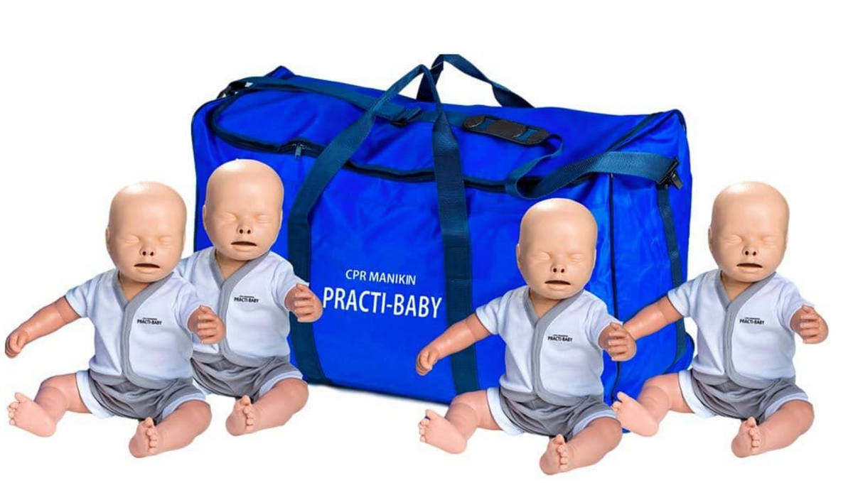 Practi-Man - Practi-baby Manikin Pack of 4 8-006 — Defib4Life Ltd
