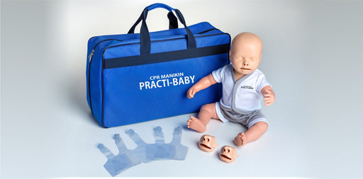 PractiBaby advanced Infant manikin with carry bag (E-PB-001B) 8-023