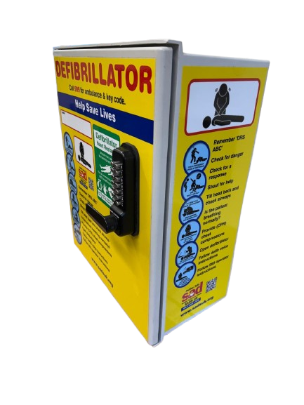 SADS External Heated Locked Defibrillator Cabinet
