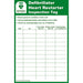 Defibrillator AED Inspection Tag