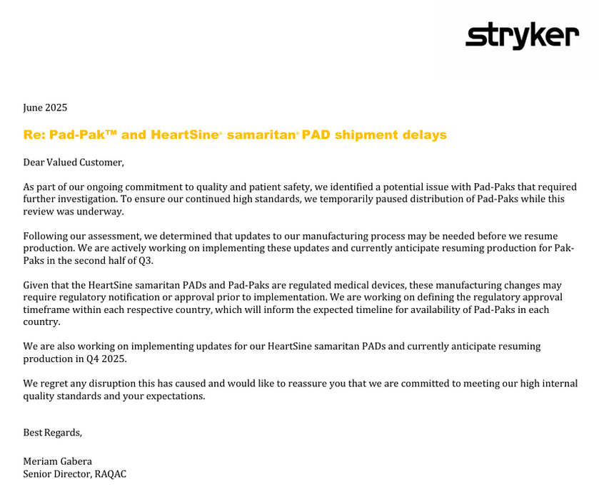 HeartSine Samaritan Paediatric Pad Pak Child Defibrillator Pads (350P/360P/500P)