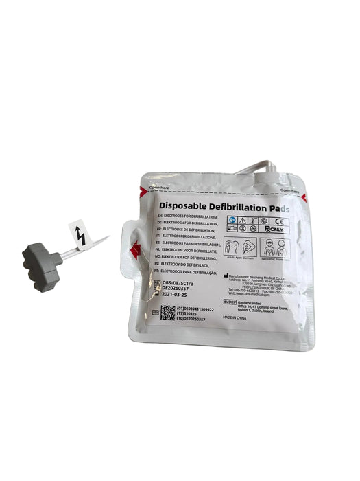 ViVest PowerBeat A1/X1 & A3/X3 Universal AED Pads with Grey Connector