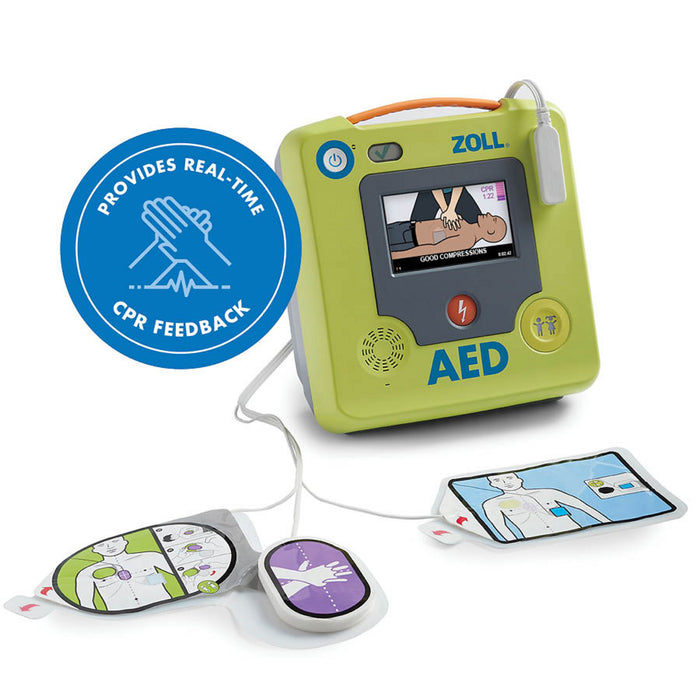 Zoll AED 3 Indoor Semi Automatic Defibrillator Bundle