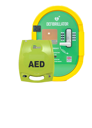 Zoll AED Plus Bundle Semi Automatic With Defibsafe 2 Locked Cabinet