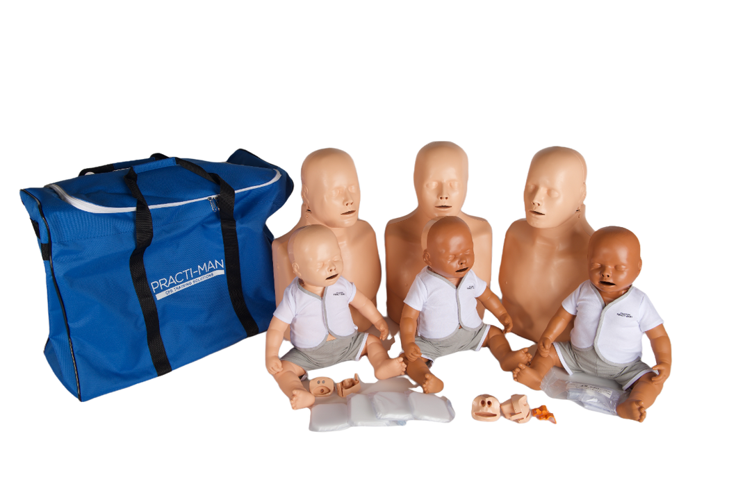 Practi-Man Advanced Multicolor Family Pack with Wheeled Bag - Set 3 1-096