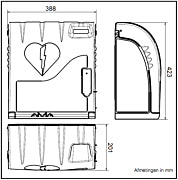 AIVIA 100 AED WALL CABINET DEFISIGN