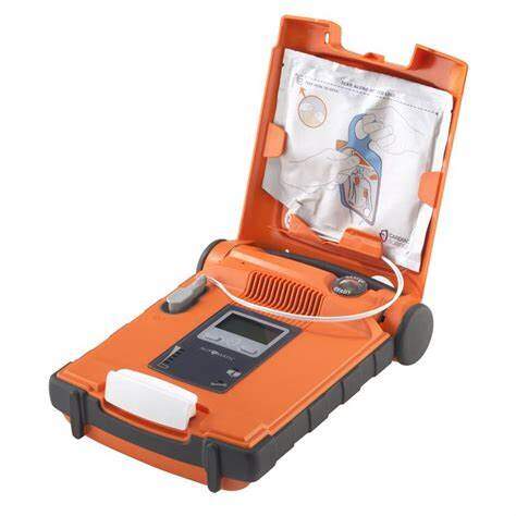 Cardiac Science G5 Fully Automatic Defibrillator Bundle With External Locked Cabinet