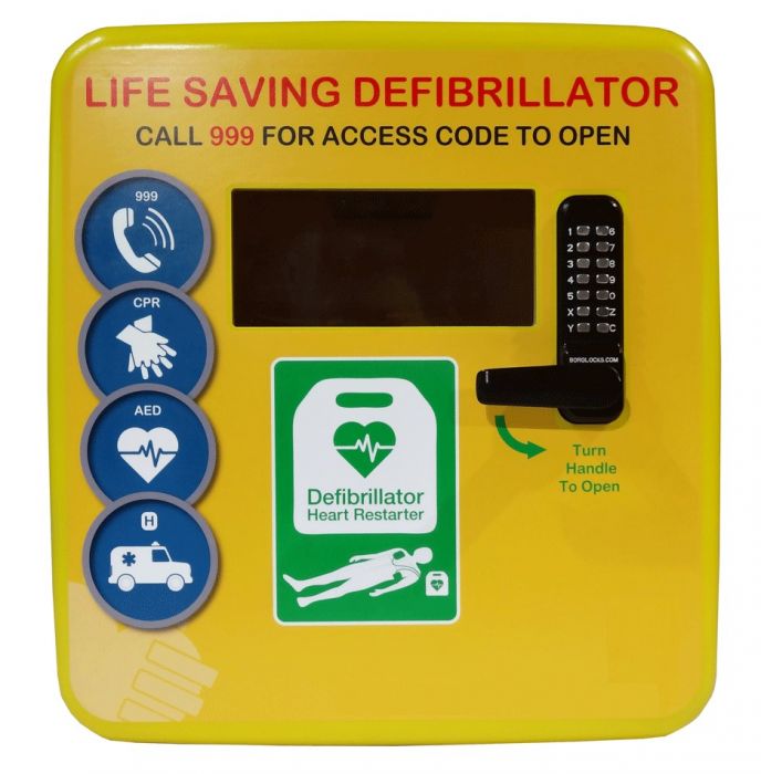 Defib Store 4000 Outdoor Locked Polycarbonate Defibrillator Cabinet ...